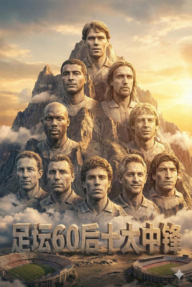 九游-足坛“60”后十大中锋，怎么排？